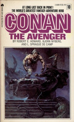 rpgprotip:  frazettamolamucho:  Frank Frazetta &amp; Conan by Robert E. Howard  Here  Then Robert Jordan took over decades later, and made Conan more sexist. Sold a woman, who had just been magically raped for several days, into slavery because she didnt