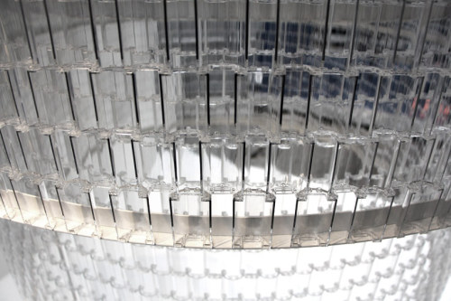 seriousgiggles:A Lego chandelier by tobias tøstesen using 8,000 hand stacked bricks