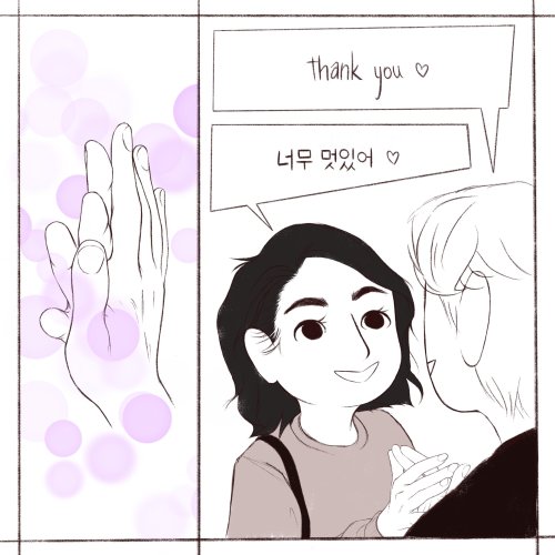 a comic about my blessed moment at oneus hi touchif ur not a kpop lad, hi touch is when you pay an e