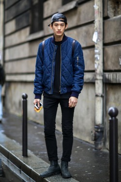 chiaradr:  Street Style at Paris Men’s