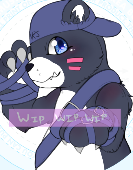 tsukibun: kumamon’s straps look cool but they’re actually death when drawing them Oh man