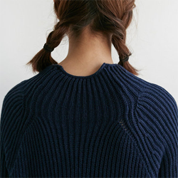 197ft:  High Neck Raglan Sweater