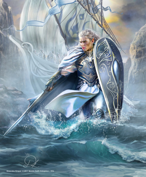 myrkvidrs:Galadriel &amp; Celeborn for Fantasy Flight Games by Draženka Kimpel