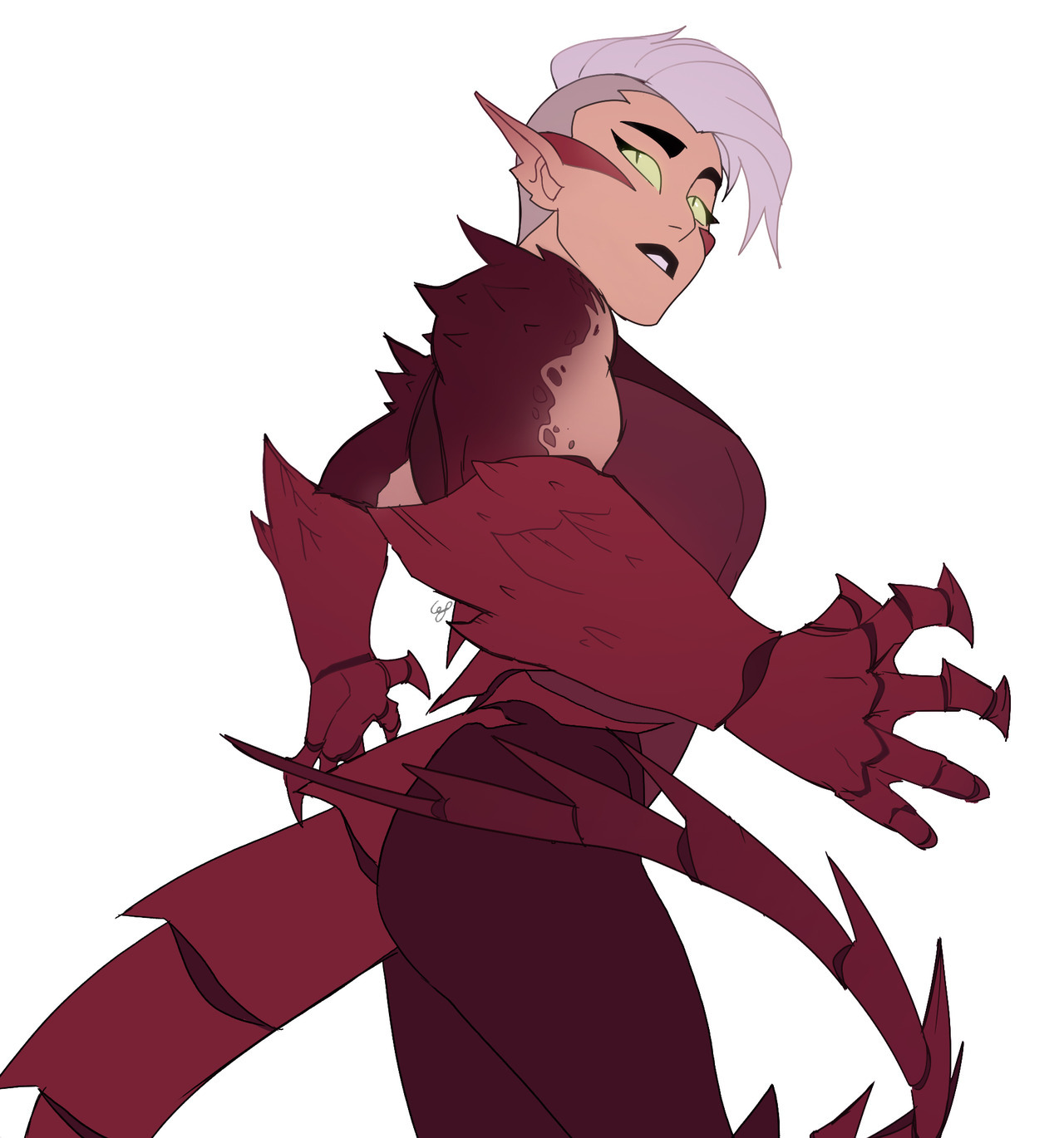 cryptid68:well, it started as an au where scorpia has hands instead of crab claws,