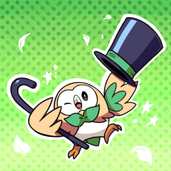 scribblecee:  I choose Rowlet for sure! \(^o^)/