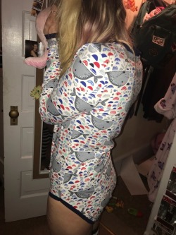 bruised-baby-girl:  Whale, whale, whale, what do we gots here…. a shy baby in her first ever @babyyourdoll onesie!! 🐳🐳🐳  [18+/No minor supporters pls]