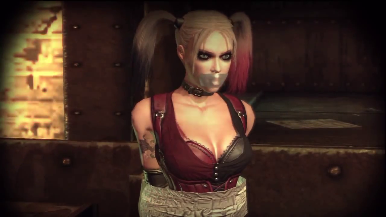 gentlemankidnapper: Harley Quinn in Batman: Arkham Night, 1st part