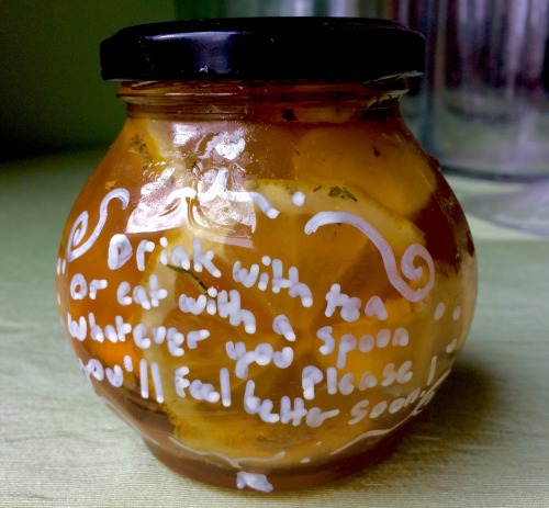 crookedlycasualwitch: ofcloudsandstars: So I made this ‘elixir’ as my coworkers call it 