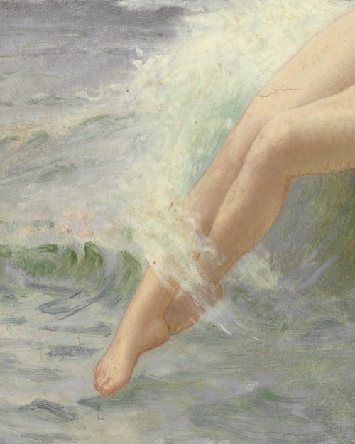 roma-2018:“La vague”(Detail) Guillaume Seignac (French, 1870-1924)