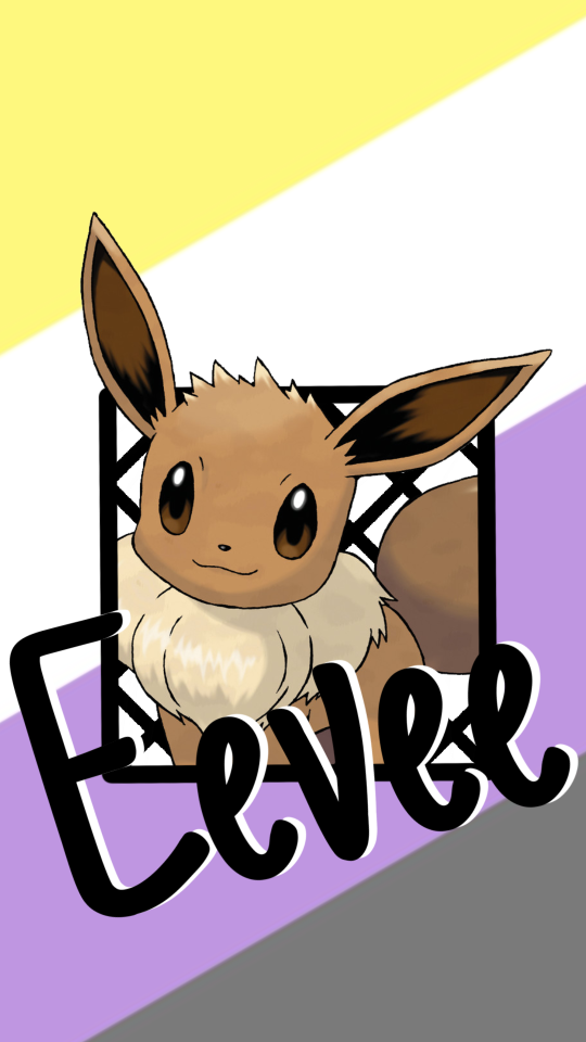 Closed] — Nonbinary + Eevee phone backgrounds for...
