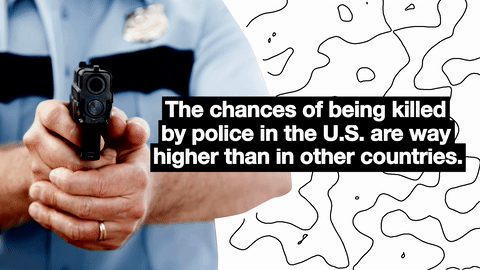 mtvnews:Police Killings In America Why are police-inflicted deaths so much higher in the United Stat