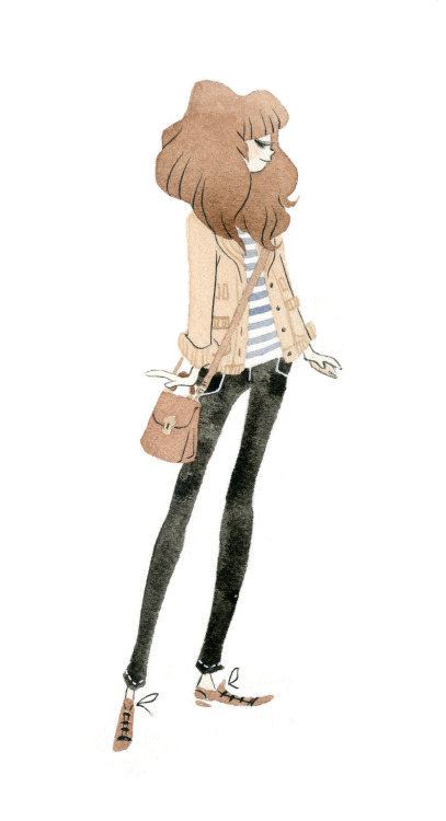 vanessamakesthings: A little what I wore from last week.  I can feel spring coming, I swear!