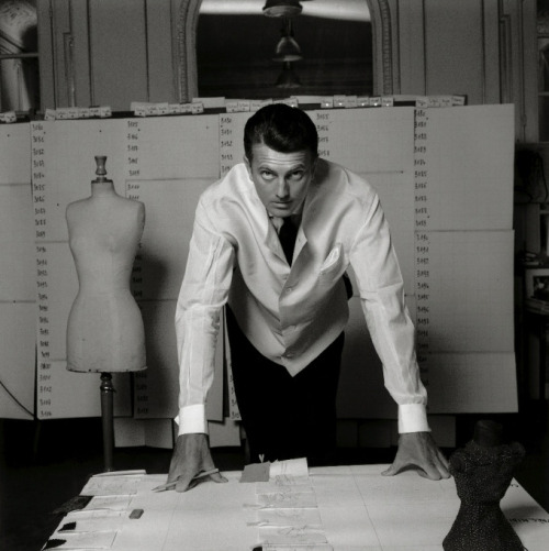 frenchvintagegallery: Hubert de Givenchy, fashion designer,  Paris , 1960by Robert Doisneau