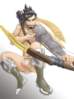 p2ndcumming:  helbram00:  Hanzo from Overwatch