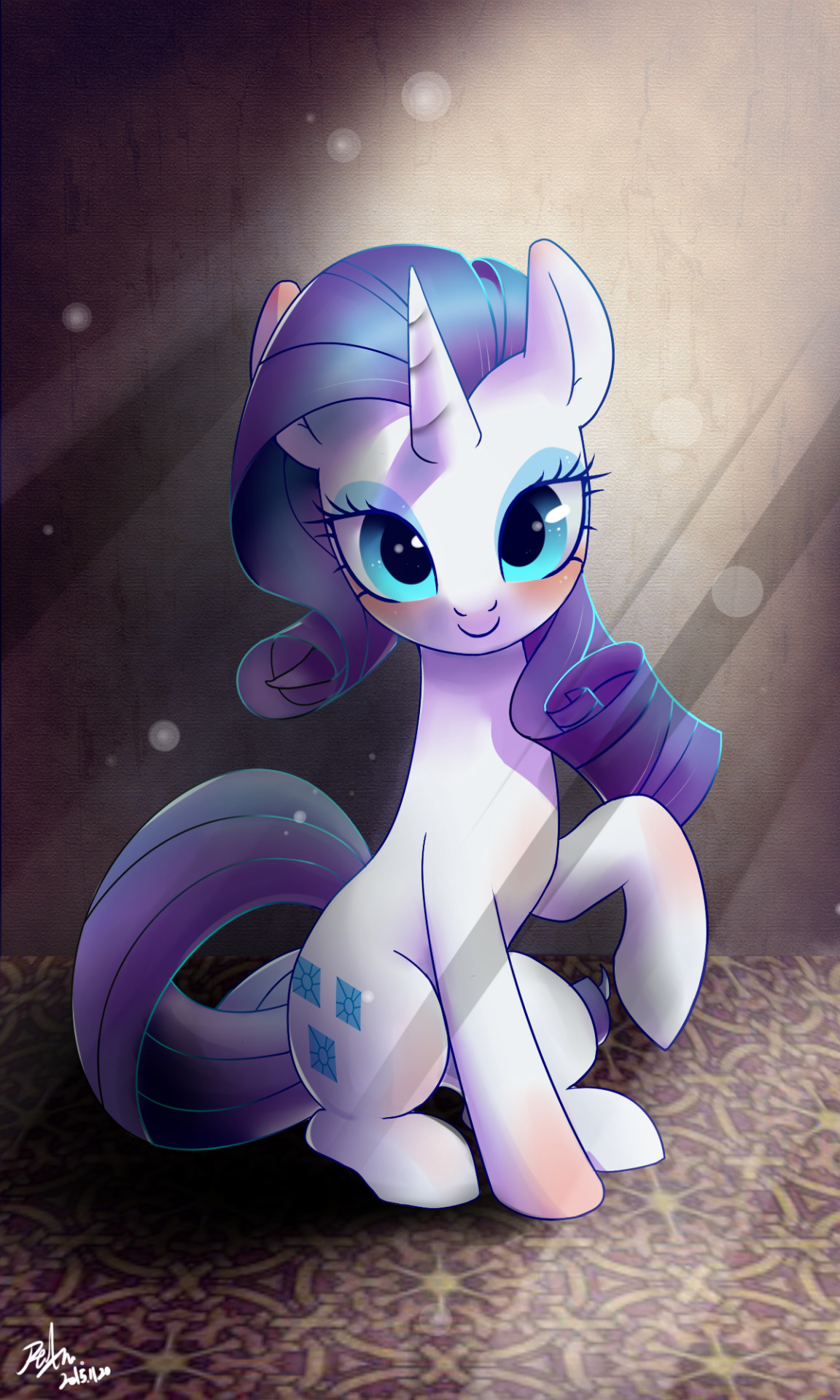 reno-kim:So pretty pony. Rarity.=3