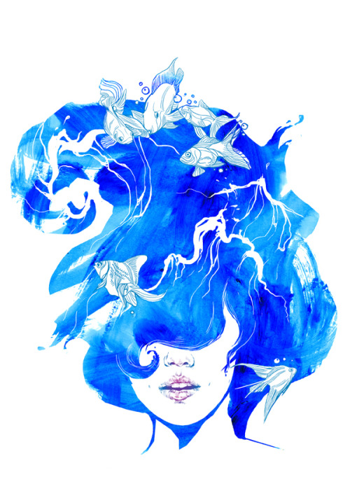 quienesesachica: artforadults: Elements by Sophia Miroedova behance - tumblr I’m fire for