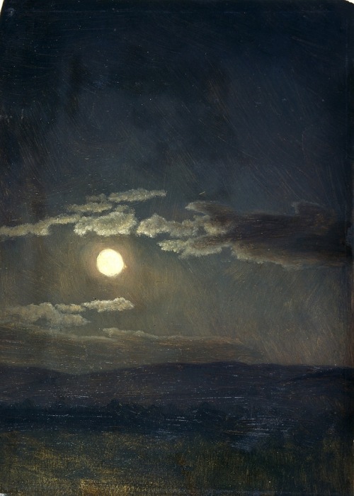 nightcatt:Moonlight, by Albert Bierstadt