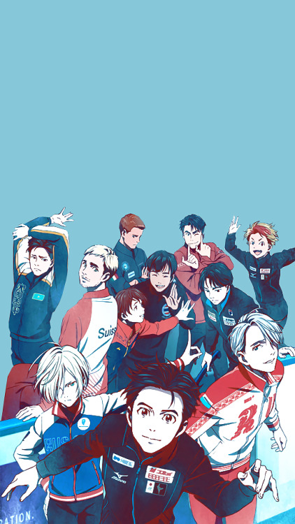 Yuri on Ice Wallpapers •Mobile/Desktop •Group focus •Engaged af