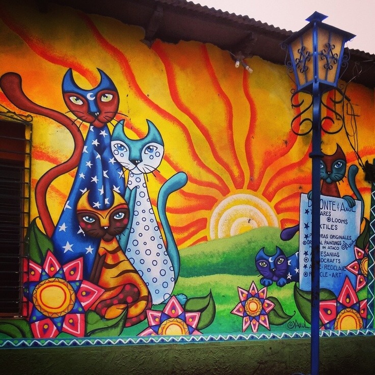 l-a-t-i-n-x:  glacially:  Murals in El Salvador  (Photos do not belong to me)