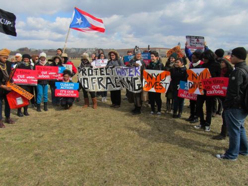 Global Kids leaders at the Forward on Climate, No to Keystone XL Pipeline Rally in DC Feb 17
Global Kids HRAP students were among the over 40,000 people who poured into the streets of Washington, DC on Feb 17, 2013 to push President Obama to take our...