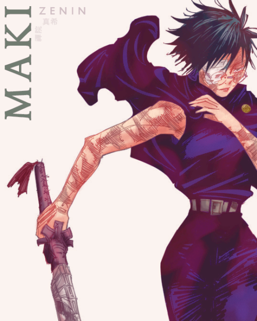 aanyaforger:endless list of favorite characters → zenin maki (jujutsu kaisen)