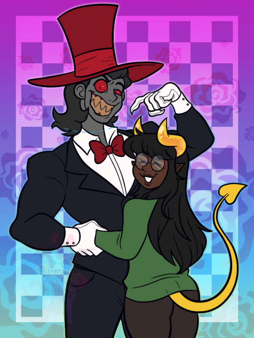 My Side Of The Art Trade For @slavic-angelo !