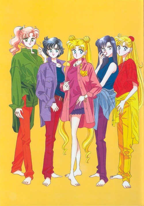 sailormoonartblog:This is the splash page of Act 18 of the manga, published on the July 1992 issue o