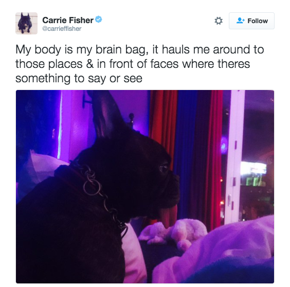 refinery29: One more time for the people in the back: Carrie Fisher’s tweets were