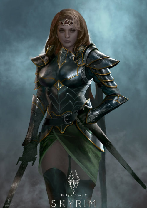 持剑淑女茱蒂斯  Feng Liu www.artstation.com/artwork/YBReK