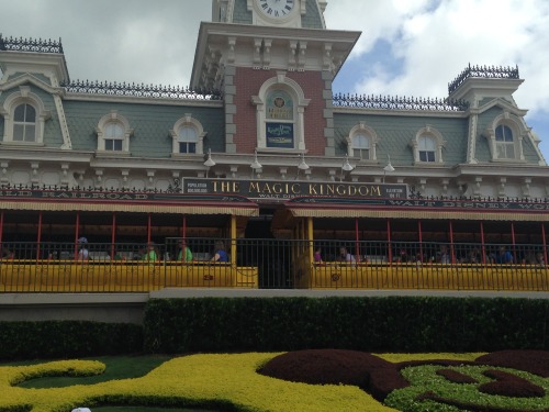 We spent the day at Magic Kingdom!  We woke up at 5:00 in the morning. I got maybe 6 hours of sleep,