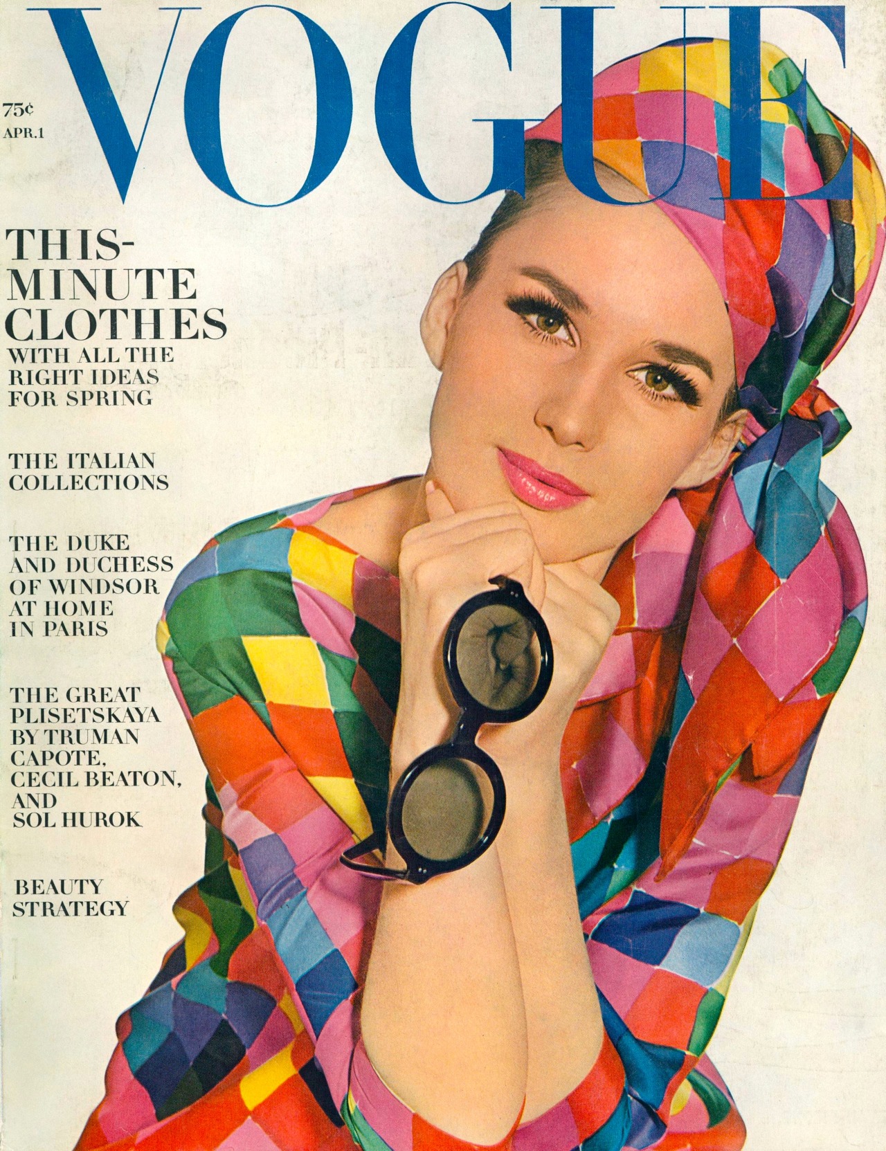 Magazine mode fashion VOGUE US june 1965 Brigitte Bauer 