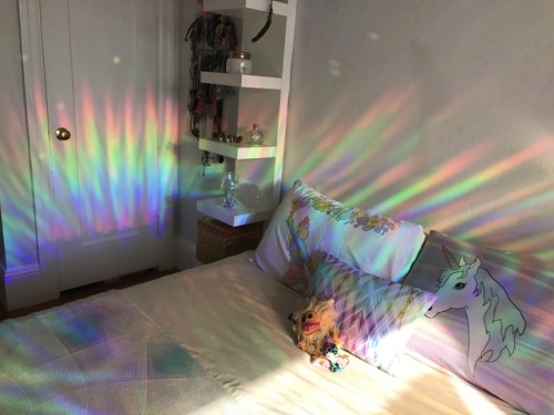 dharmawhimsy: the first rainbow morning in my new room &lt;3 for more like this: @dhar