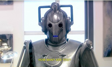 larissafae:  carryonmywaywardstirrup:  endmerit:  Remember that time Daleks and Cybermen had sass-off?  THIS IS LITERALLY MY FAVE SCENE FROM DOCTOR WHO EVER I AM NOT EVEN JOKING I AM SO GLAD SOMEONE MADE A POST OF IT I THINK ABOUT THIS MORE OFTEN THAN