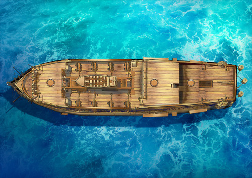 This set is the first part of a ship-heavy update - there’s a ship with an interior, oriental junks,