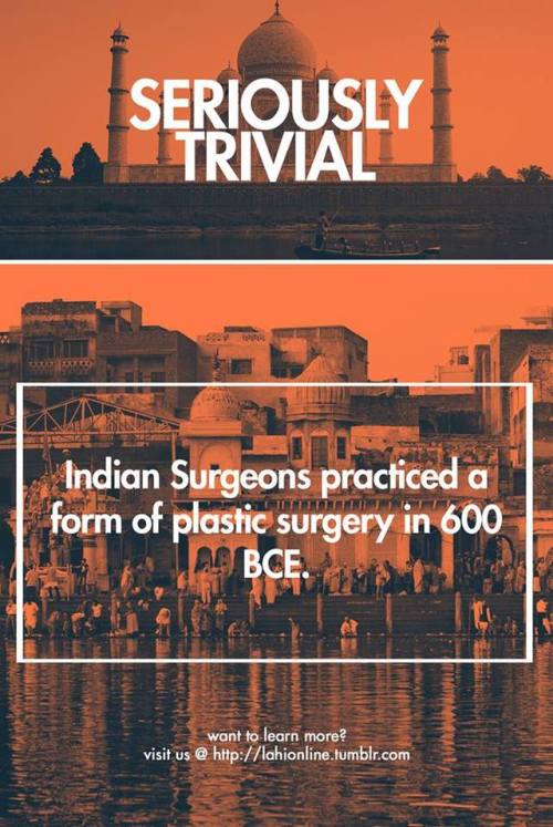 LAHi Presents: Seriously Trivial They began with the reconstruction of noses, which at the time were