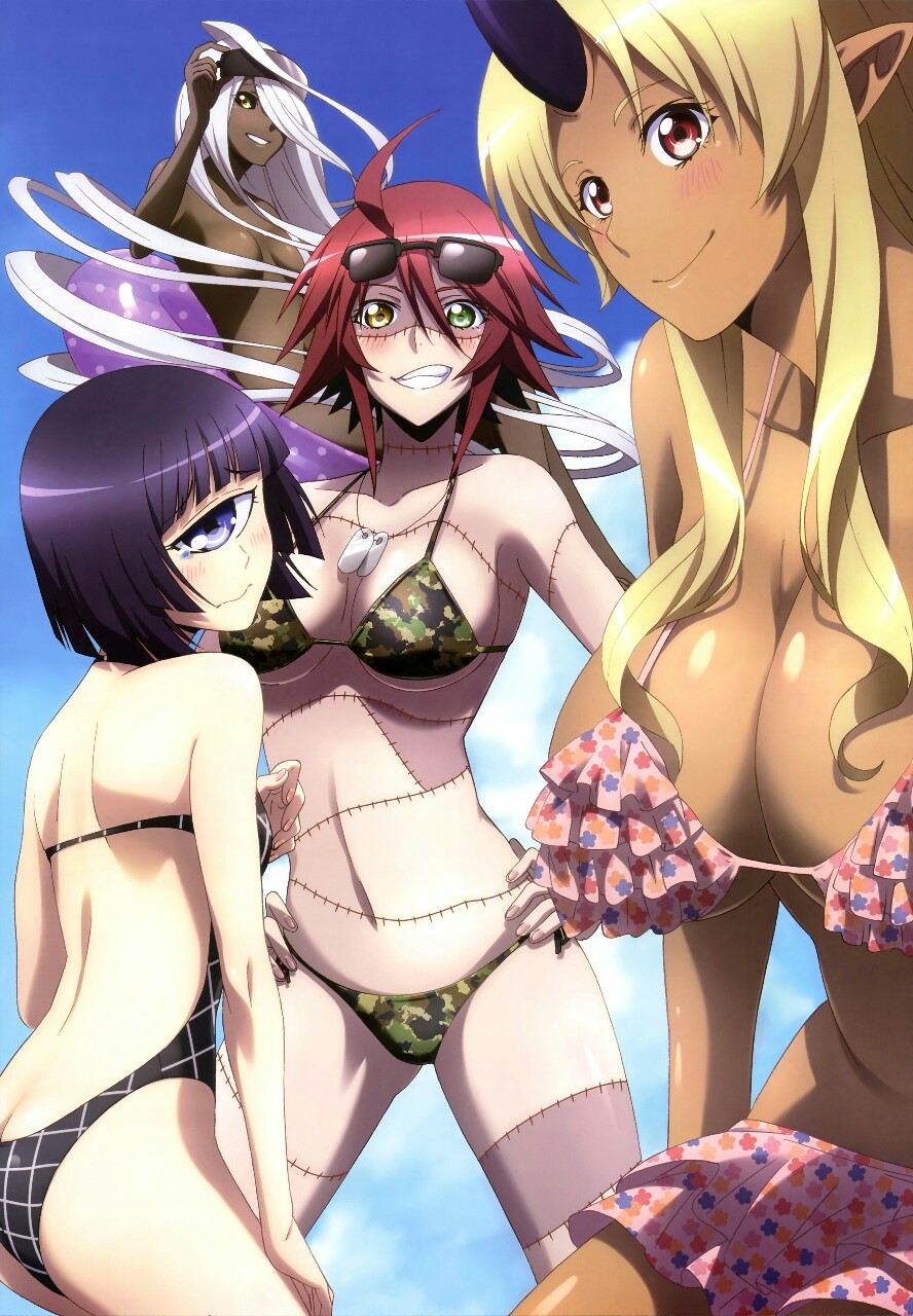 mon-musu:  At least wear the swimsuit Doppel! 