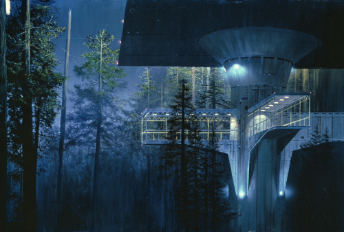 alwaysstarwars:  The extraordinary matte paintings used in the OT (Part 1 of 2) Paintings by Michael Pangrazio, Ralph McQuarrie and other talented LFL artists. 