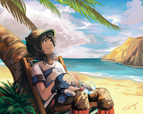 Some comfy request artTrying to capture the essence of Kawayoo’s illustrations