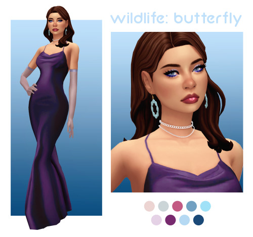 peachiiesims: Day 12: Wildlife: Butterfly by Barry M Cosmetics hair - eyeshadow - eyeliner 