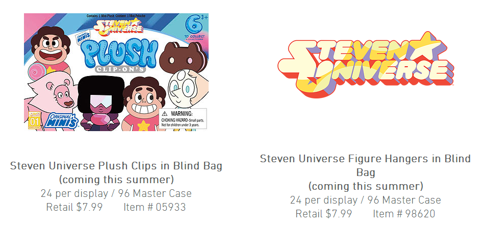 drtepig:  cym70:  Found a bunch of listings for the Steven Universe merch that got