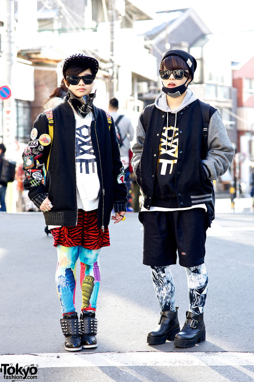 The Kim Twins (Dongming &amp; Minyeol) wearing Galaxxxy &amp; Jeffrey Campbell on the Cat St