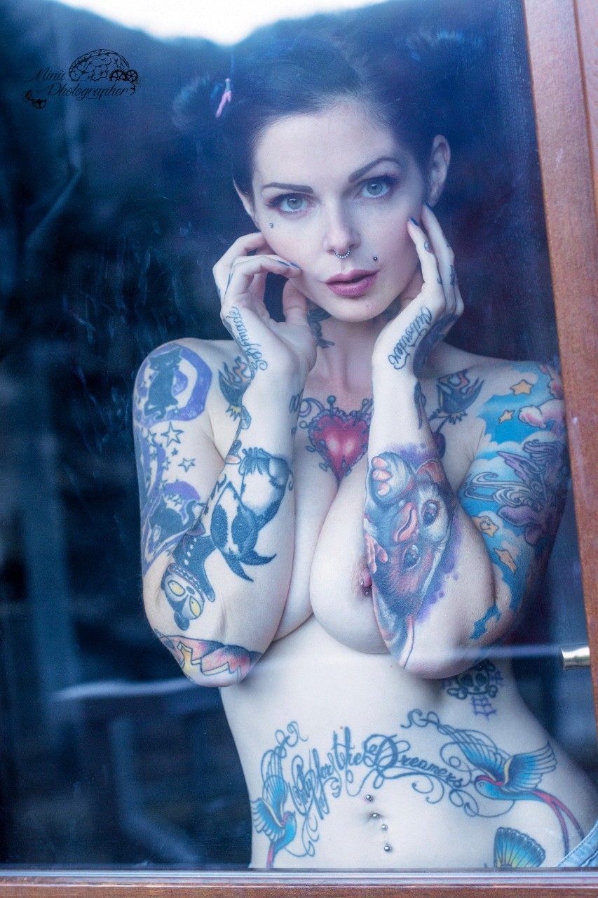 Beautiful girls tattooed
