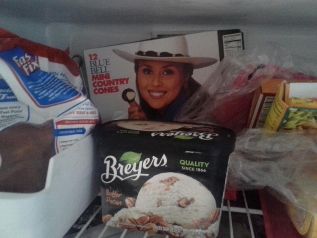 deucalio:  Every time I open the freezer I fucking see this woman smiling at me with