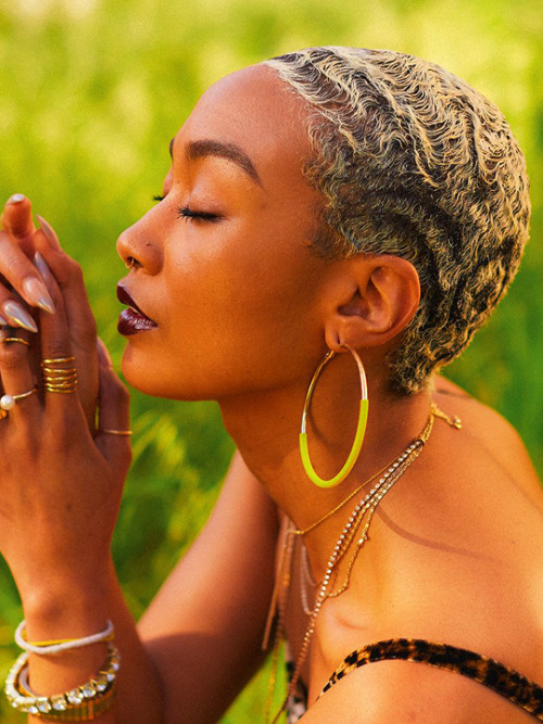 flawlessbeautyqueens: Tati Gabrielle photographed by Alexandra Gavillet for Refinery29 (2019)
