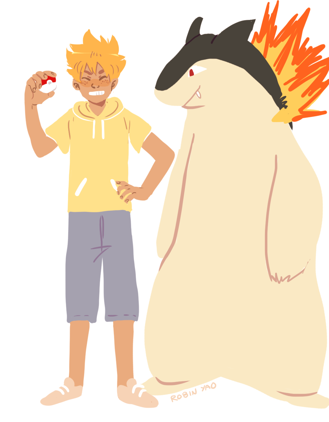 shounenkings:  full sizes 1 | 2i wanted to do some lineless coloring so here i am..