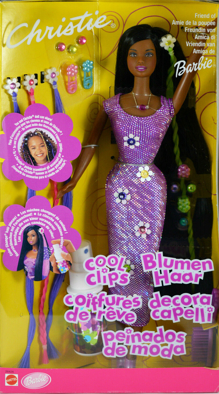 Old School Barbie — Cool Clips Christie (2001)