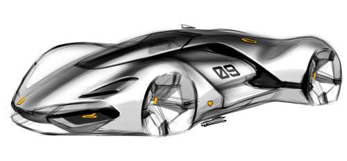 Sketch by Grigory Butin.More car design here.