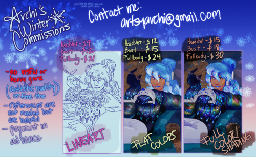 emissary-architect:Holiday Special: If your commission is a gift to someone else, its $5 off! Wrow!W