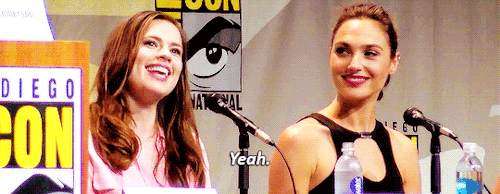suisidesquad:#everything about this makes me smile #the fact that a marvel femslash ship was brought