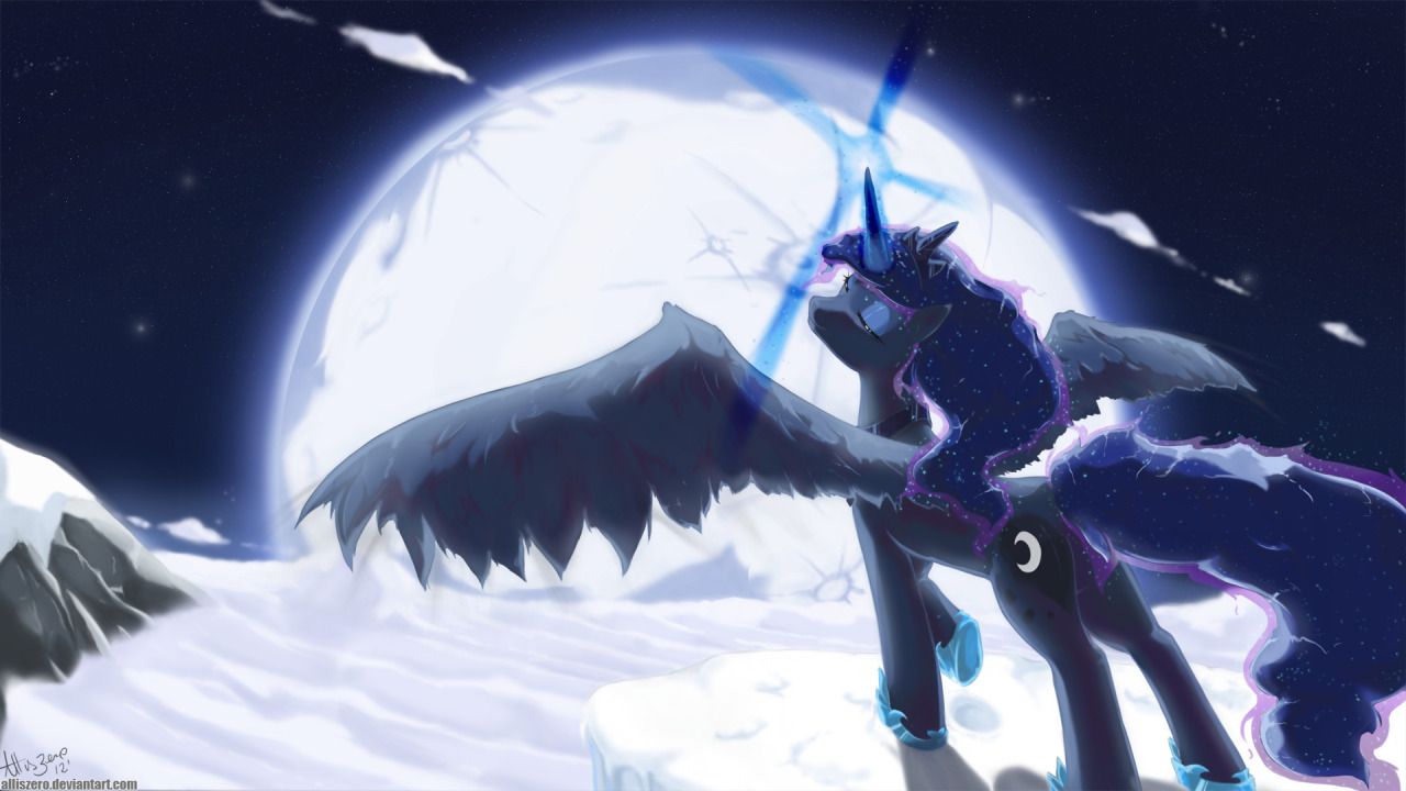 that-luna-blog:  Thy Princess of the Night by AllisZero  &lt;3